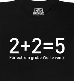 getDigital 2 + 2 = 5 Schwarz Best