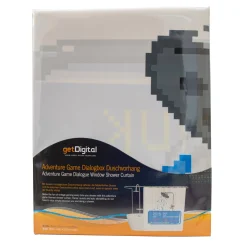 getDigital Adventure Game Dialogbox Duschvorhang Discount