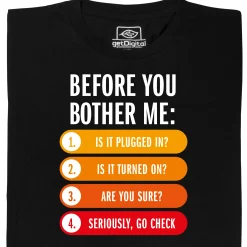 getDigital Before you bother me Schwarz