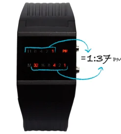 getDigital Binäre Armbanduhr Hot