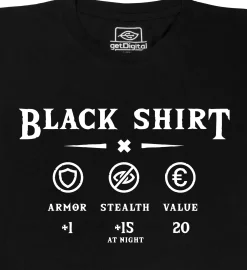 getDigital Black Shirt Schwarz Sale