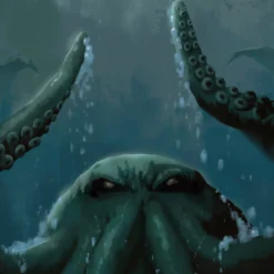 getDigital Cthulhu aus der Tiefe Poster Hot