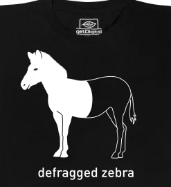 getDigital Defragged Zebra Schwarz Sale