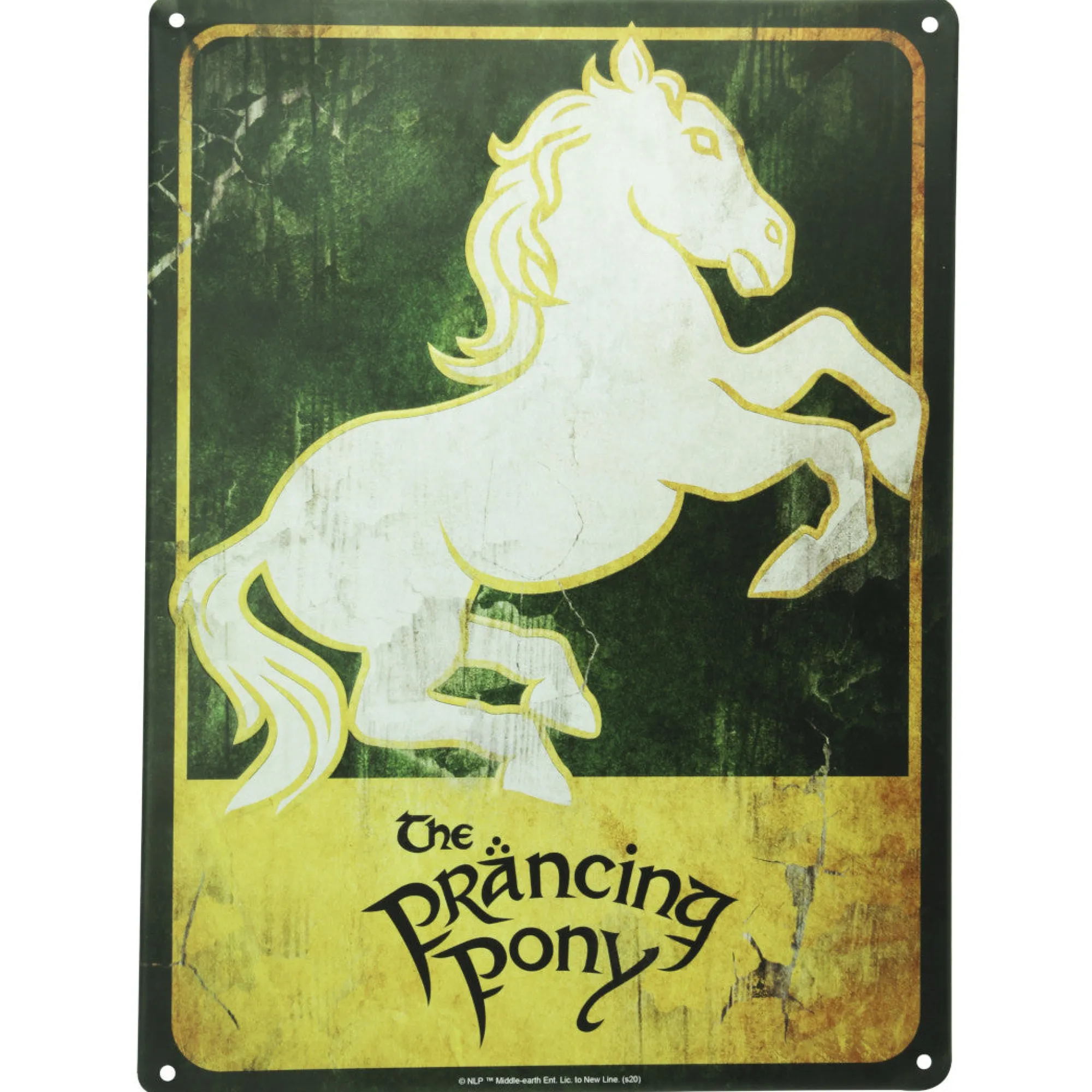 ABYStyle Studio Der Herr der Ringe Blechschild The Prancing Pony