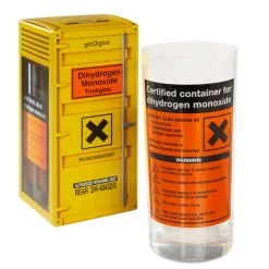 getDigital DHMO Dihydrogenmonoxid-Trinkglas Hot