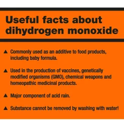 getDigital DHMO Dihydrogenmonoxid-Trinkglas Hot