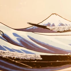 Distrineo Die Große Welle vor Kanagawa Satz von 4 Tischsets Best