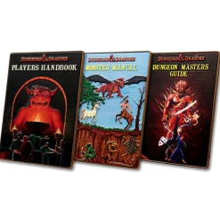 Fanattik Dungeons & Dragons Erste Auflage Limitiertes Metallbarren Set zum 50. Jubiläum Hot
