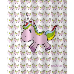 getDigital Einhorn Duschvorhang Online