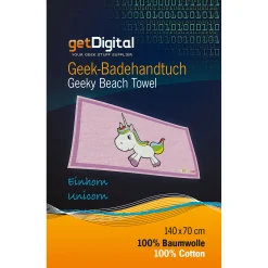 getDigital Einhorn Strand- und Badehandtuch Discount