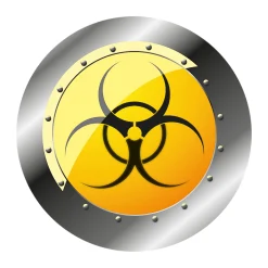 getDigital Geek Aufkleber Biohazard Hot