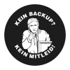 getDigital Geek Aufkleber Kein Backup - Kein Mitleid