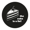 getDigital Geek Aufkleber The Cake is a Lie Outlet