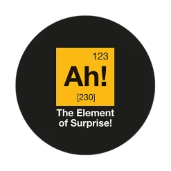 getDigital Geek Aufkleber The Element of Surprise Clearance