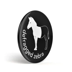 getDigital Geek Button Defragged Zebra Best