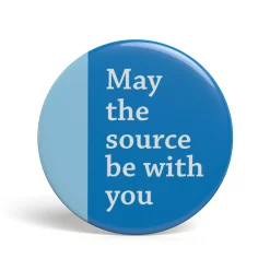 getDigital Geek Button May The Source Be With You Clearance