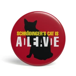getDigital Geek Button Schrödingers Katze Clearance