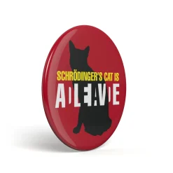 getDigital Geek Button Schrödingers Katze Clearance