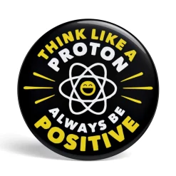 getDigital Geek Button Think Like a Proton