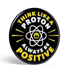 getDigital Geek Button Think Like a Proton