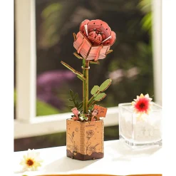 Robo Time Holzbausatz Pinke Rose Hot