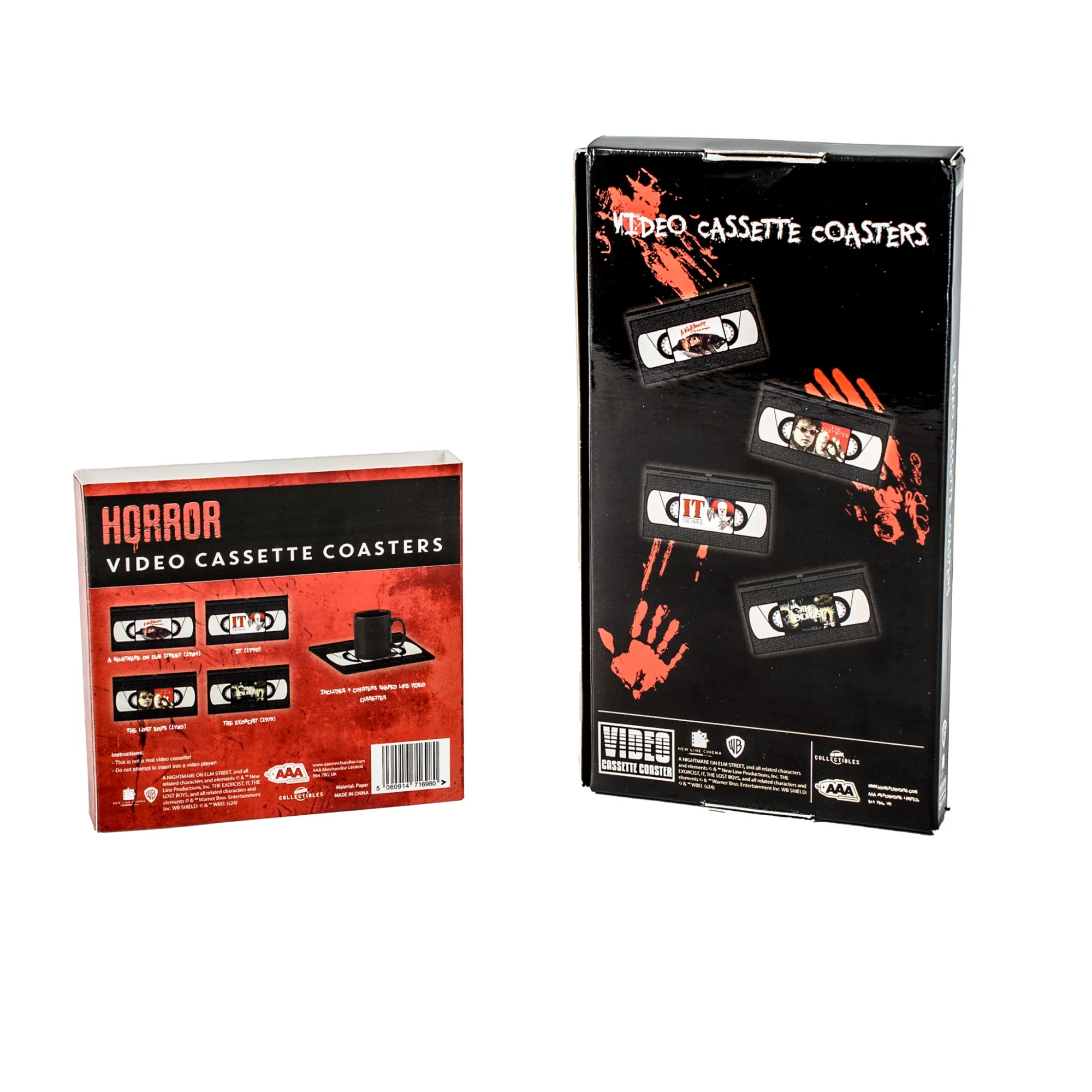 AAA Merchandise Horror Kassetten Untersetzer New