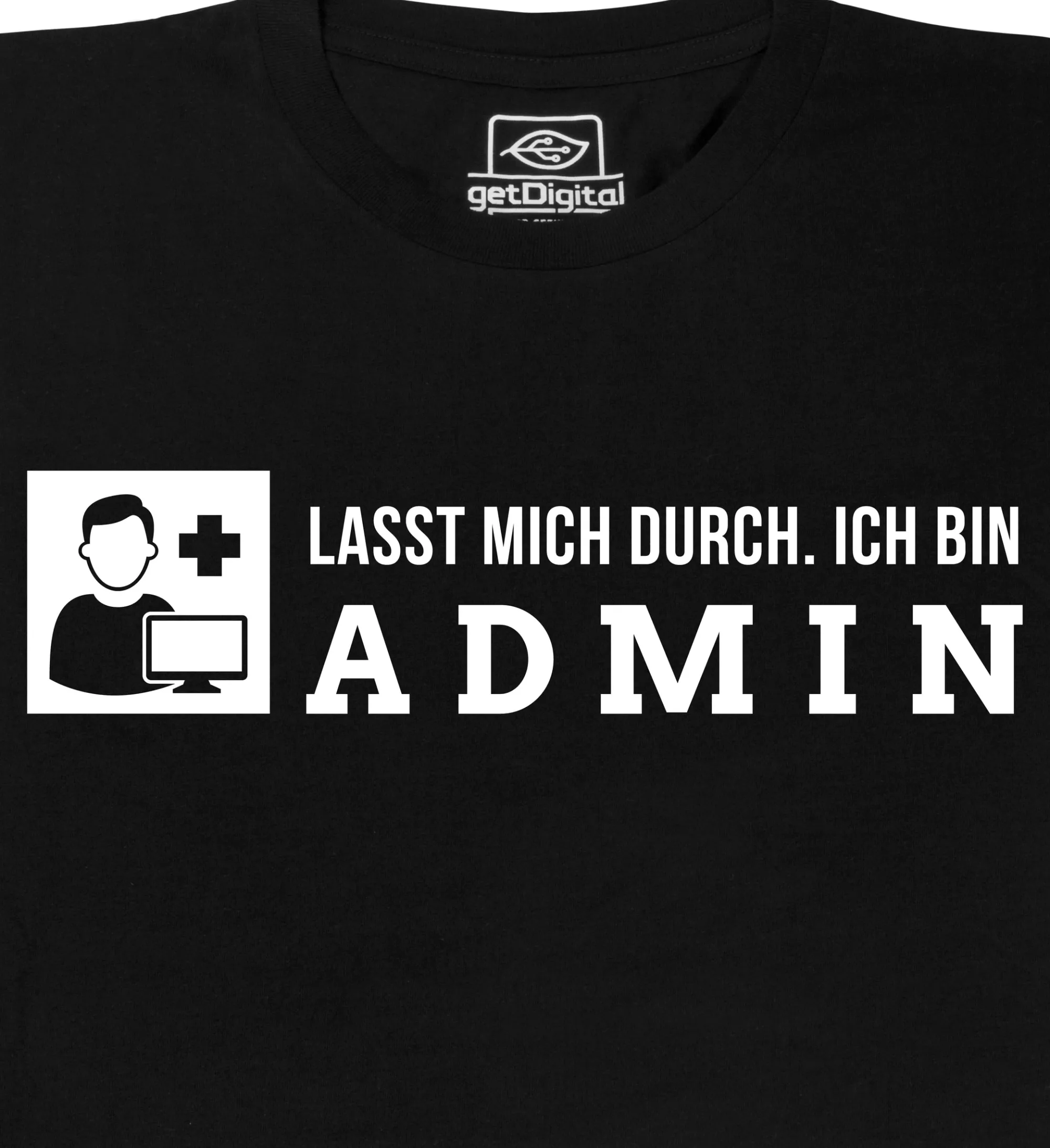 getDigital Ich bin Admin Schwarz Online