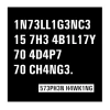 getDigital Intelligence - Stephen Hawking Zitat Aufkleber New