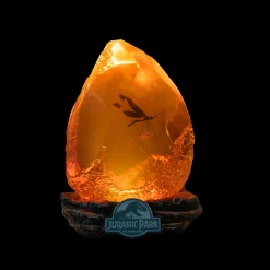 Jurassic Park Lampe: Bernstein mit Mosquito