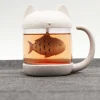 Winkee Katzen-Teetasse mit Teesieb Online