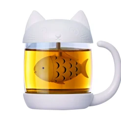 Winkee Katzen-Teetasse mit Teesieb Online