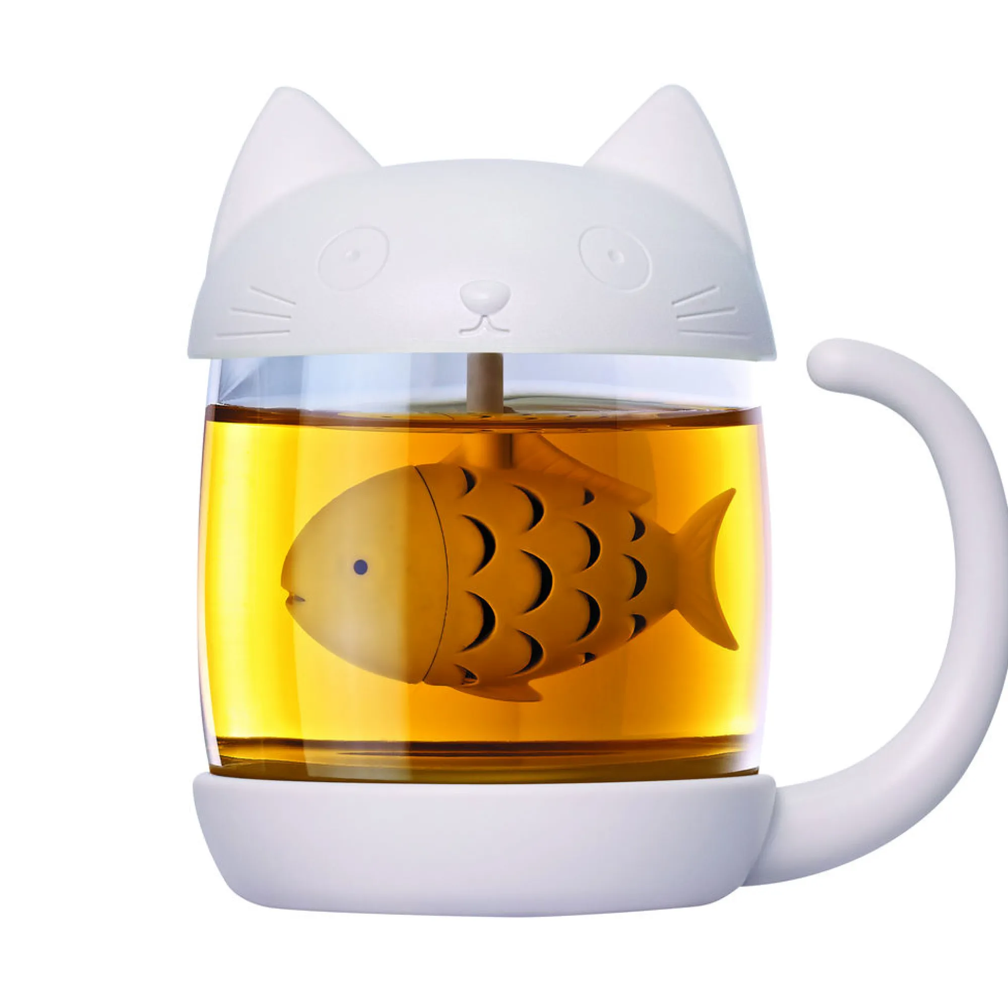 Winkee Katzen-Teetasse mit Teesieb Online