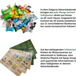 getDigital Koreanischer Süßigkeiten-Adventskalender 2025 (Dalgona)