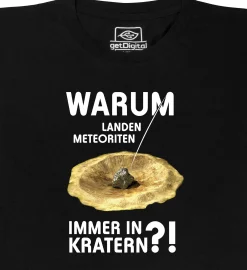 getDigital Meteoriten in Kratern Schwarz