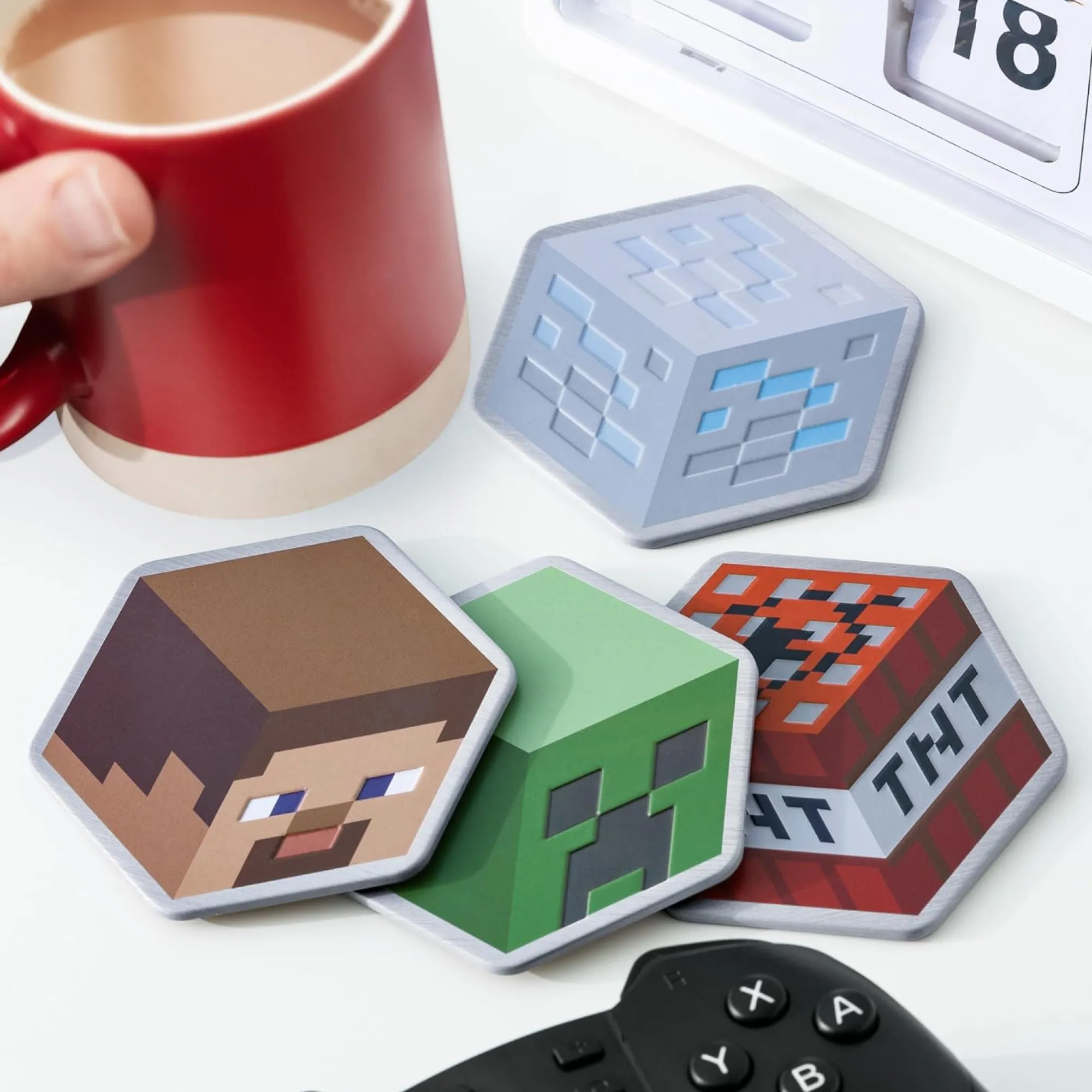 Paladon Minecraft Metall Untersetzer Outlet