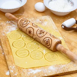 getDigital Motiv-Teigrolle mit chemischen Warnsymbolen Outlet