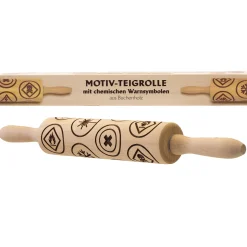 getDigital Motiv-Teigrolle mit chemischen Warnsymbolen Outlet