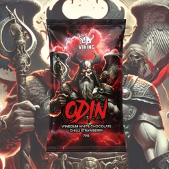 Viking Odin - Erdbeer Weingummi mit Weißer Schokolade und Chili Sale