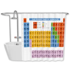 getDigital Periodensystem Duschvorhang Clearance