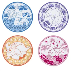 Pokemon Pokémon Teller-Set – 4 Kanto Ikonen im Japanischen Stil Best