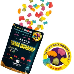 Powerbeärs Gamer PowerUP Fruchtgummis Space Invaders Online