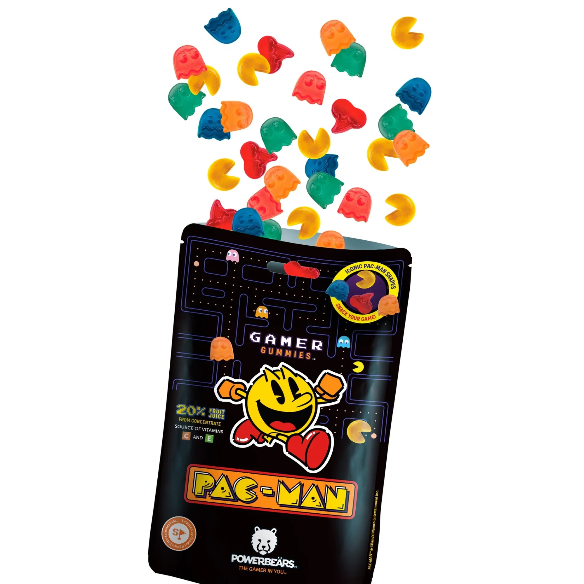 Powerbeärs Pac-Man Gamer Gummies Sale