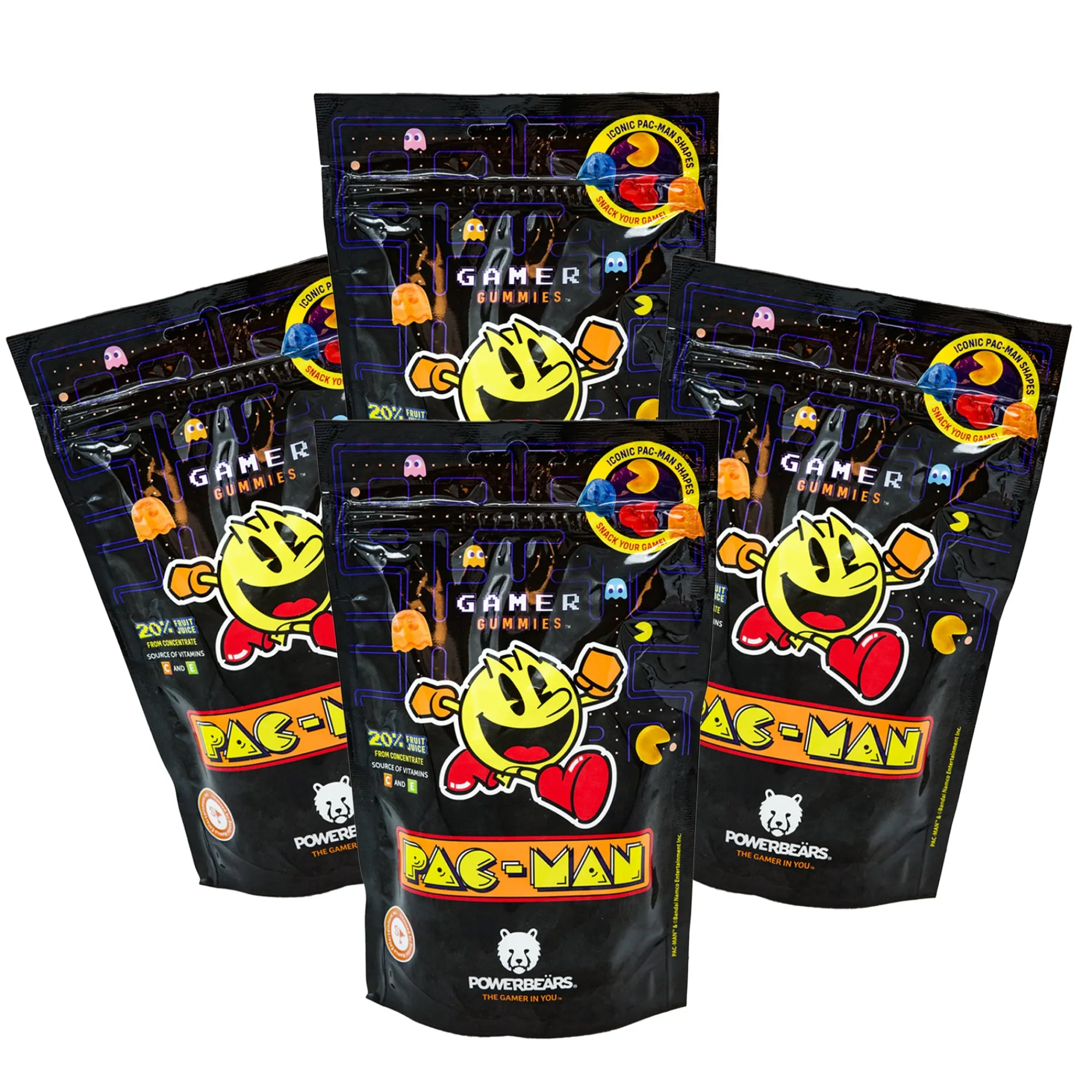 Powerbeärs Pac-Man Gamer Gummies Sale