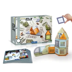 Guidecraft PowerClix - Magnetisches Konstruktionsset Hot