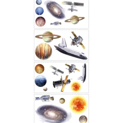 RoomMates Raumfahrt Wandaufkleber Clearance