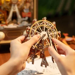 Robotime Retro-Fernseher Spieluhr Holzbausatz Sale