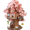 Robotime Sakura Baumhaus Holzbausatz New