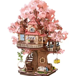Robotime Sakura Baumhaus Holzbausatz New