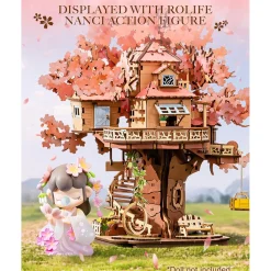 Robotime Sakura Baumhaus Holzbausatz New