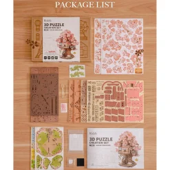 Robotime Sakura Baumhaus Holzbausatz New